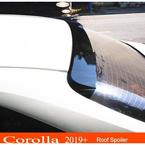 For Toyota Corolla 2019 2020 2021 2022 ABS Material Car Rear Wing Window Roof Spoiler