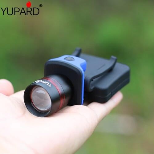 YUPARD Q5 LED Headlight Headlamp hat Light Zoomable Zoom in out Camp AAA battery outdoor sport camping fishing hunting lantern