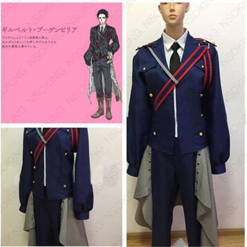 Violet Evergarden Cosplay Gilbert Bougainvillea Costume