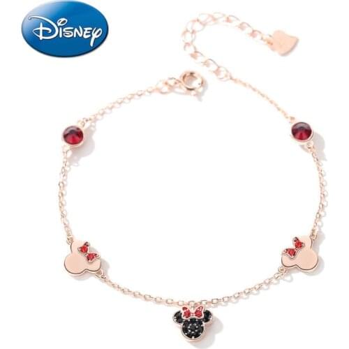 Disney Mickey Mouse Minnie Bracelet Female Creative Cute Design Hand Jewelry Bracelet