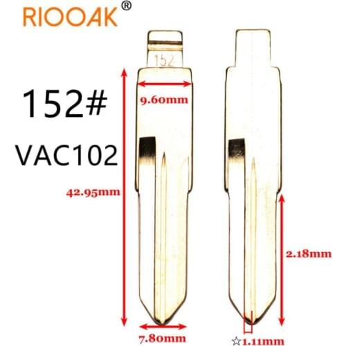 19# 39# 40# 129# 152# 36# 31# 146# 08# 04# 05# 130# HU43 Key Blade for VVDI KD remote car replacement blade