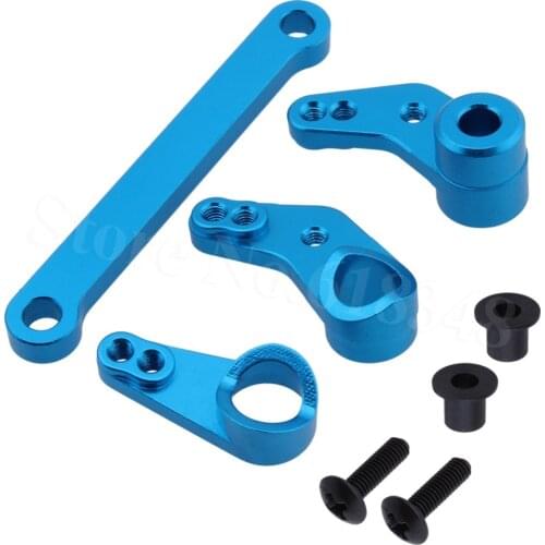 Aluminum Steering Servo Saver Complete 532007 For RC FS Racing 1/10 Monster Trcuk 53633 51806 FS538 10YW, Buggy 53625 FS539 10YW