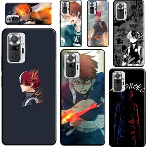 My Hero Academia Todoroki Shouto For Xiaomi Redmi Note 10 Pro 7 8 9S 8T Note 9 Pro Case For Redmi 9C 9T K40 9A Back Cover