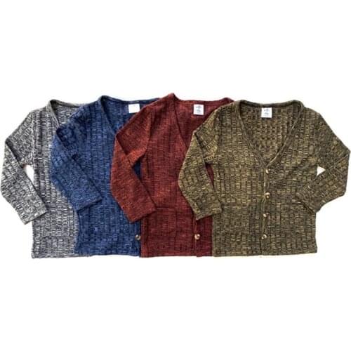 Baby Spring Coat Infant Kids Baby Boy Girl Tops Jacket Cardigan Solid V-neck Coat Outerwear Knitted Clothes