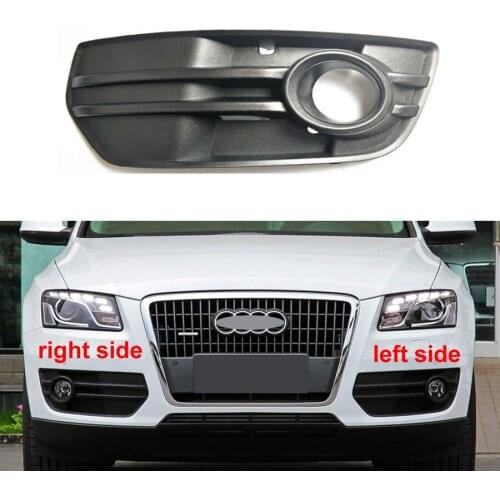 For Audi Q5 2009 2010 2011 2012 Fog Lamp Frame Fog Lamp Cover Front Bar Grille Middle Net