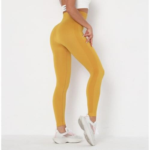 Fitness Legging Women High Waist Push Up Butt Tights Sportswear Seamless Pants Gym Work Out Clothing
