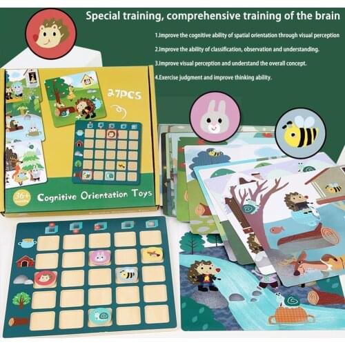 Board Games Childrens Logical Thinking Early Education Parent-child Blocks Interactive Desktop Building Wooden Toys Educat I6G6