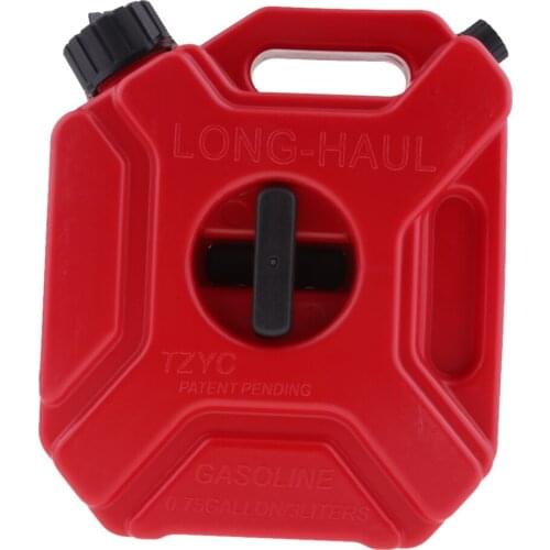 3L Gas Fuel Tank Petrol Jerry Can Motorcycle Car Portable Storage Container