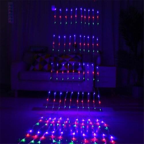 Waterproof 3x2M/3x3M/6x3M LED Waterfall String Lights Holiday Curtain Icicle Light Wedding Christimas Party Decor Lights Garland
