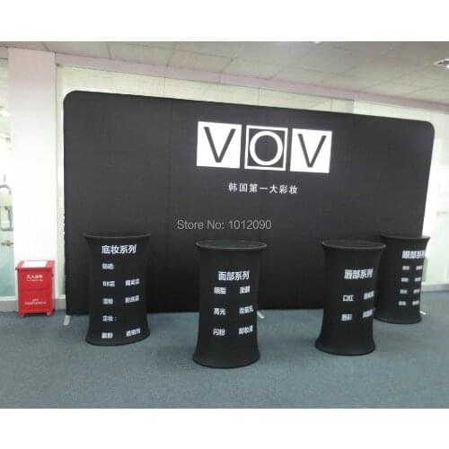 High Quality 2.3x6m Fabric Backdrop Wall, Company Logo Backdrop,Fast Screen Show ,K-Screen