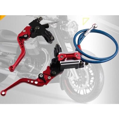 1 pair 7/8" (22mm) motorcycle modified brake pump lever brake clutch master cylinder hydraulic rod off-road vehicle accessories