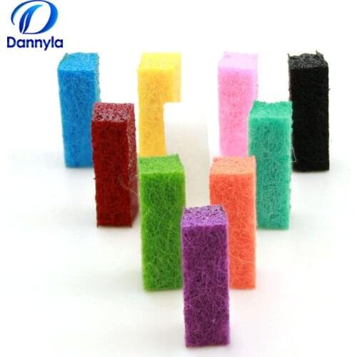 100pcs/lot Colorful rectangle Aromatherapy Pads Fit For Perfume Diffuser Locket Jewlry LSPA07