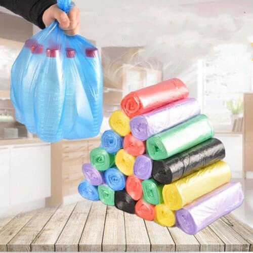 100pcs Garbage Bags Vest Style Storage Bag For Home Waste Trash Bags cleaning supplies