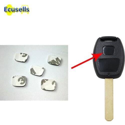 5PCS/lot Car Key Shell Square Emblem Symbol Sticker Logo For Honda remote car keys