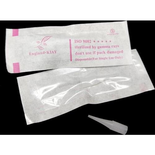 50pcs 3RL Permanent makeup Eyebrow/Lip Tattoo Needle Tips Individual Package Giant Sun Tattoo Needle Caps