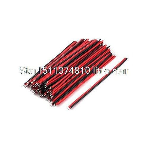 60 Pairs 10cm Flexible 2 Ends Tin Plated Breadboard Testing Jumper Wire