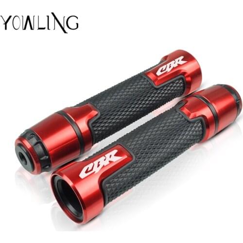 7/8''22mm FOR HONDA CBR250R CBR600RR CBR900RR CBR929RR CBR1000RR CBR600F CBR650R Motorcycle Handle ends Grips Bar Hand Handlebar