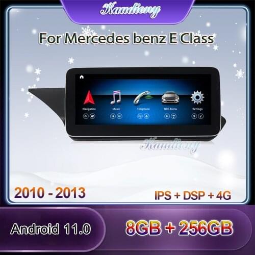 Kaudiony Android 11 Car Radio For Mercedes benz E Class W212 E200 E230 E260 E300 S212 NTG4.0 Multimedia GPS 12.3" 2010 - 2012