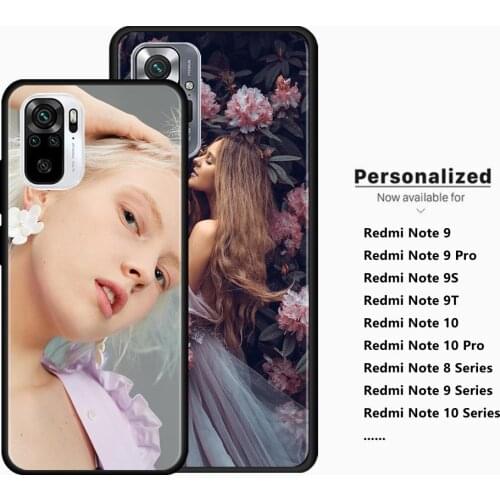 DIY Phone Case For Xiaomi Redmi Note 10 9T 9S 8T 9 8 Pro Max 7 TPU Shell Customized Design Picture Photo Cover For Redmi K40 K30