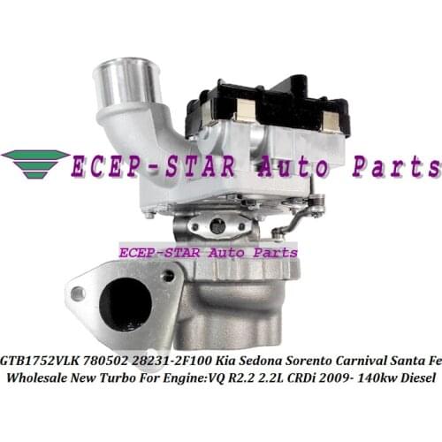 GTB1752VLK 780502 780502-5001S 28231-2F100 Actuator Turbo For KIA Sedona Sorento Carnival VQ CRDi For Hyundai Santa Fe R2.2 2.2L