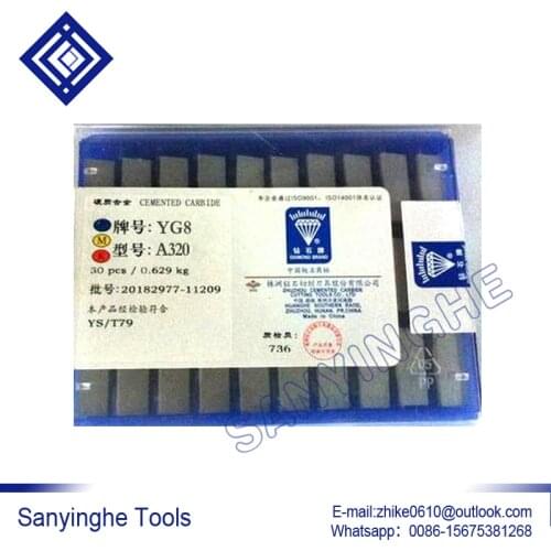 YG8 A320 sanyinghe facing tool external turning tool (30pcs/lots) boring tool for finishing from Zhuzhou diamond brand
