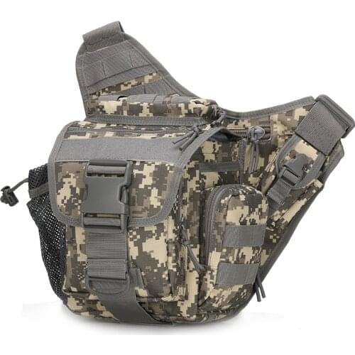 Outdoor camouflage shoulder bag upgrade super saddle bag tactical saddle bag field waist bag cross bag