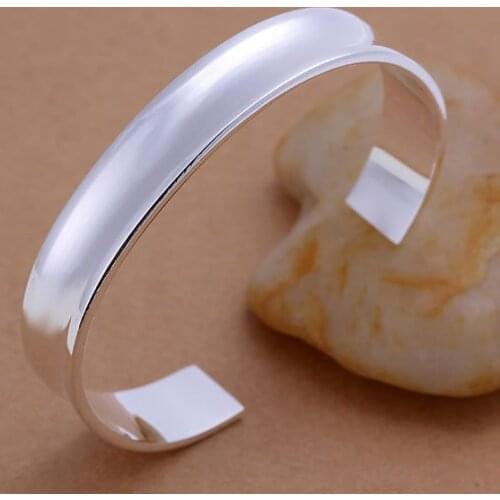 B078 Trendy Silver Color Bracelet 925 Fashion Jewelry Big Bangle /aruajjba Avxajnea