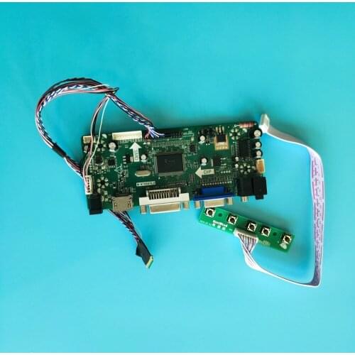 Kit for LTN173KT01 40pin 1600x900 M.NT68676 HDMI+DVI+VGA LCD LED Display Monitor Controller Board Panel Screen 17.3"