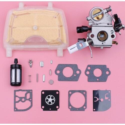 Carburetor Carb Repair Rebuild Kit For Stihl MS171 MS181 MS211 Air Fuel Filter Chainsaw Replacement Spare Part
