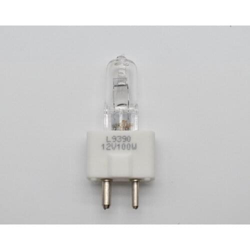 L9390 12V 100W biochemical photometer lamp,printing machine main light,GILWAY 12V100W GY9.5 tungsten halogen bulb