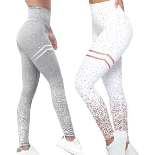 Yoga Leggings Tummy Control High Ladies Elastic Slim Fashion Waist Fitness Soft Comfortable Running Gym Sports Pants