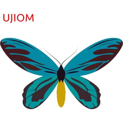 UJIOM Blue Butterfly Decals for Furniture Childrens Bedroom Decoration Living Room Decoration Moisture Proof Wall Stickers