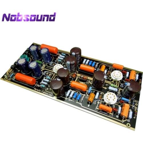 Nobsound Hi-End M7 Vacuum Tube Phono Riaa LP Turntable Preamplifier HiFi Stereo Marantz 7 Preamp Assembled Board(Without Tube)