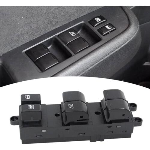 Power Switch High Rigidity Direct Replacement ABS Left Front Window Lifter Switch 25401-1JY0A for Nissan TIIDA 2007-2010