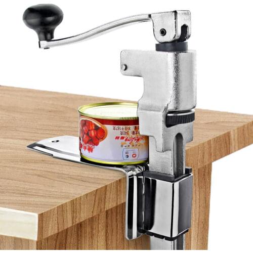 Restaurant Desk Style Can Opener Industrial Table Mount Manual Commercial Bottle Tin Opener Jar Opener Cooking Tool