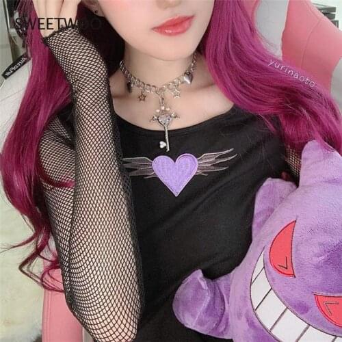 Женские укороченные футболки SWEETWOO China At AliExpress