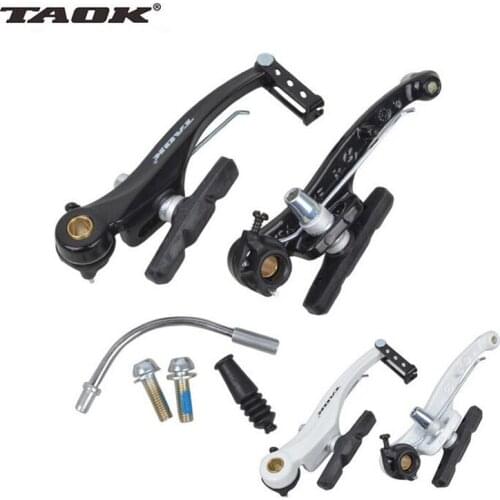 TAOK MTB Mountain Bicycle V Brake Caliper Aluminium Alloy Front Rear Folding Bike Brake Clamp Clip Parts