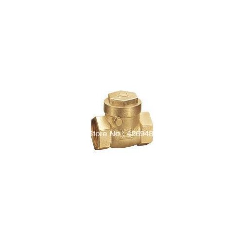 3pcs 11/4'' 1.2'' DN32 Port size Brass horizontal check valve,one way valve,Water Pipe water meter non return valve