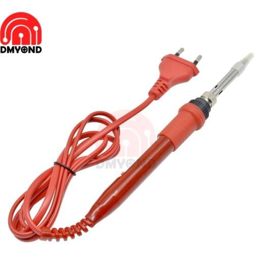 80W 220V Soldering Iron EU Plug Pyrography Adjustable Temperature LCD Thermostat Electric Soldering Iron Welding Wood Embossing