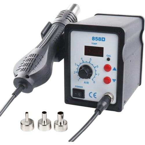 858D Soldering Station LED Digital Solder Iron desoldering station BGA Rework Solder Station Hot Air Gun