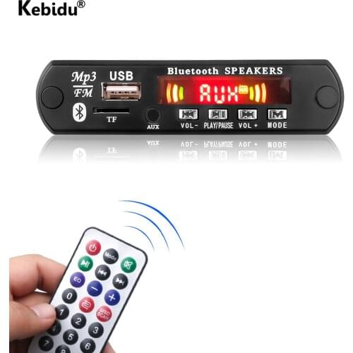 Bluetooth MP3 WMA APE FLAC Decoder Board DC 12V Car Audio Speaker Support TF USB FM Audio Module For IOS Android APP Control