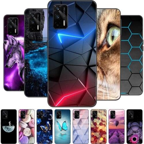 For Realme GT Neo Case Wolf Cartoon Silicon Soft TPU Back Cover For Realme GT 5G Phone Cases RealmeGT Neo Global Fundas Coque