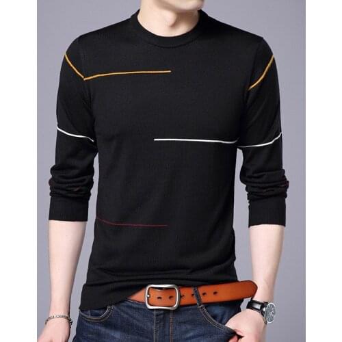Cashmere Wool Sweater Men Brand Clothing Autumn Winter New Arrival Slim Warm Sweaters O-Neck Pullover Men Top