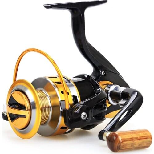 12 Bearing Balls Spinning reel fishing reel 2000-7000 series 5.5:1 spinning reel casting fishing reel metal folding rocker