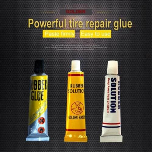 Tire Repair Glue Motorcycle Battery Car Mountain Bike Tire Rubber Patch Piece Glue Cycling Puncture Repair Tools Kits Tslm2