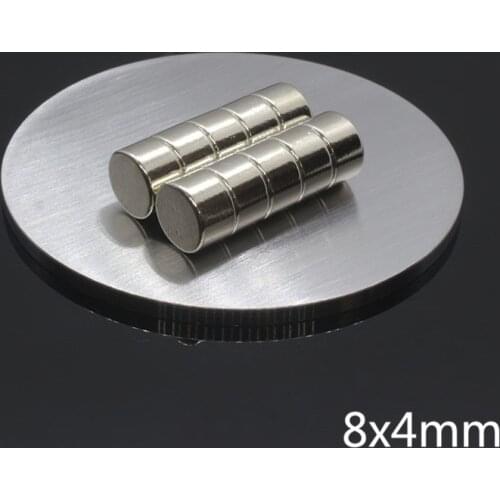 2/10/20/50/100Pcs Dia 8x4 mm round small Strong magnets N35 Rare Earth Neodymium Magnet powerful permanent magnetic Disc