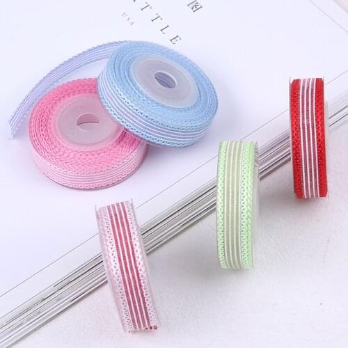 High quality 5Yards/Roll Grosgrain Satin Ribbons for Wedding Christmas Party Decoration6mm-40mm DIY Bow Craft Ribbons Card gift