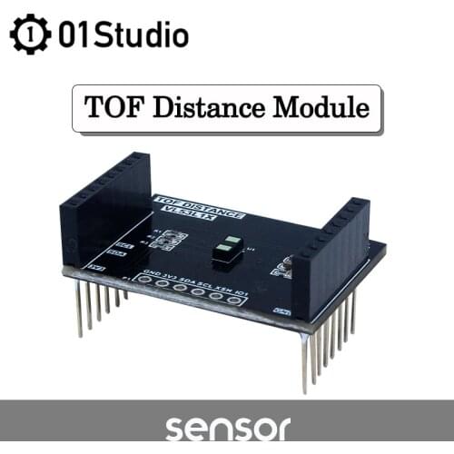 01Studio TOF Distance Sensor Module VL53L1X Laser Ranging Flight Time Sensor Compatible with OpenMV4