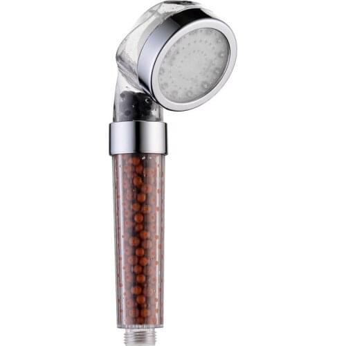 Led Bathroom Shower Head Adjustable Jetting Shower Filter Handheld Water Saving Shower