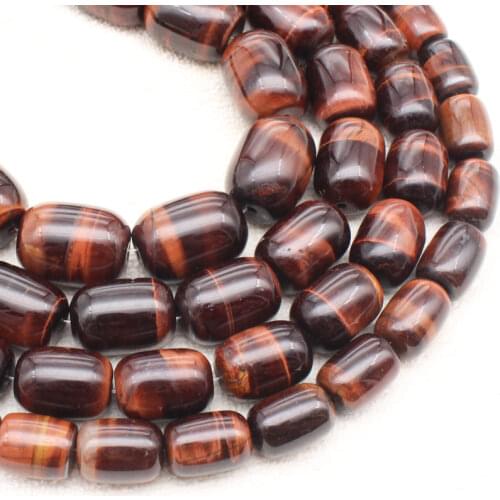 Natural Multi-Color tigers eye Drum shape Beads 15inch ,Wholesale For DIY Jewellery Free Shipping